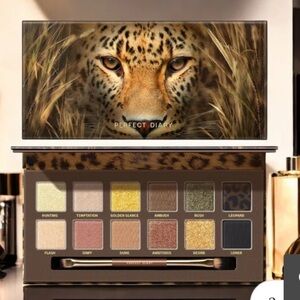 Perfect Diary Leopard Eyeshadow Palette with Brush NIB